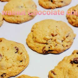 Nellie's Diamond Desserts - Walnut Chocolate Chip cookies from scratch! Delicious! Available in regular or jumbo