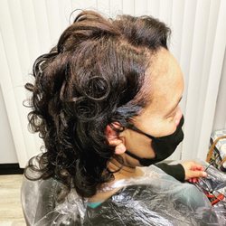 Latoya’s Hair Studio - Silk press and color