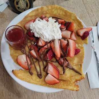 Original Pancake House - Strawberry Nutella flapjacks - Breakfast & Brunch Near Me - Edgewater, New Jersey