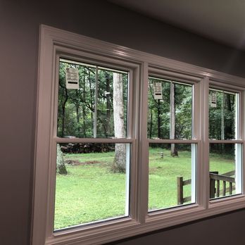 Potomac View Energy - Replacement of picture and crank out windows with three double hung windows for symmetry and functionality; turned out gorgeous! - Windows Installation Near Me - Sykesville, Maryland Potomac View Energy - Replacement of picture and crank out windows with three double hung windows for symmetry and functionality; turned out gorgeous! - Windows Installation Near Me - Sykesville, Maryland