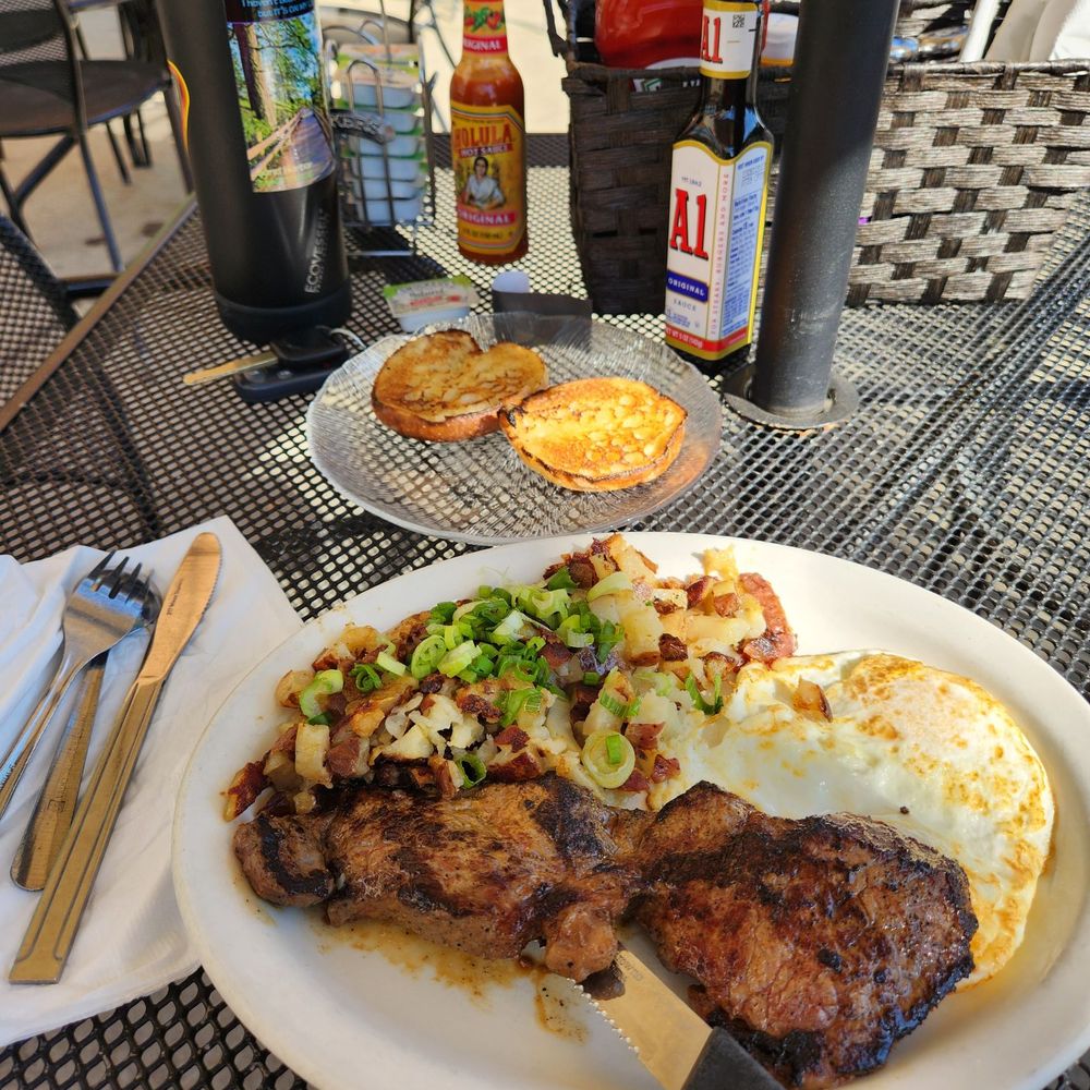 The Original Mels - Weekday steak and eggs with toast, $14 before tip August 2025. Delicious and completely worth it. - Diners Near Me - Folsom, California The Original Mels - Weekday steak and eggs with toast, $14 before tip August 2025. Delicious and completely worth it. - Diners Near Me - Folsom, California