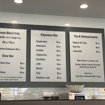 Cambrian Coffee - Menu - Coffee & Tea Near Me - Houston, Texas Cambrian Coffee - Menu - Coffee & Tea Near Me - Houston, Texas