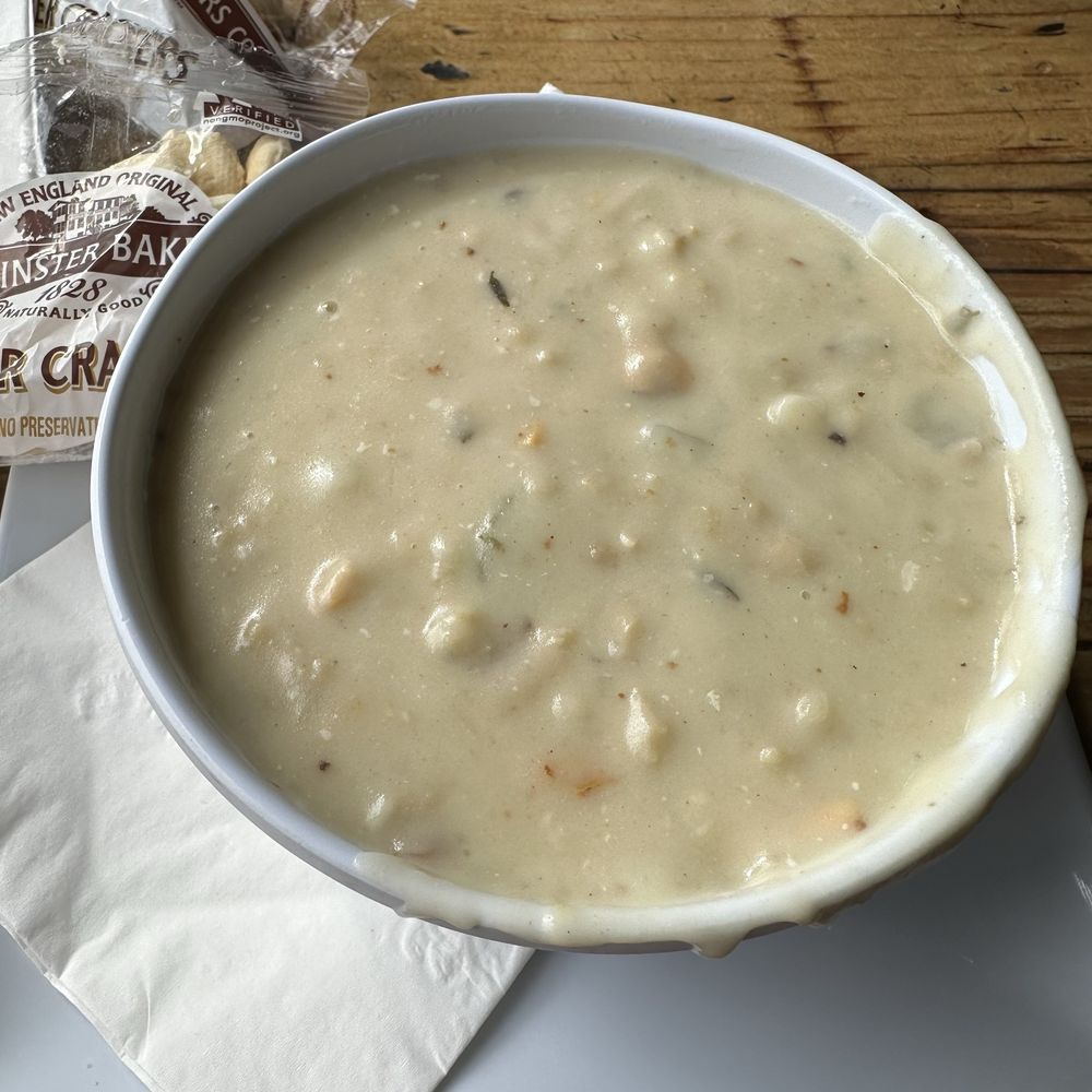 Blue Water - New England Clam Chowder Bowl - Seafood Near Me - San Diego, California Blue Water - New England Clam Chowder Bowl - Seafood Near Me - San Diego, California