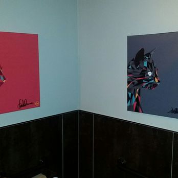 La Barrita Restobar - Art in the coed bathroom - Steakhouses Near Me - Baltimore, Maryland La Barrita Restobar - Art in the coed bathroom - Steakhouses Near Me - Baltimore, Maryland