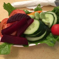 Ádh Dánlann Gallery - Salad which Paul said is fresh from his garden on site!! Fresh and delish.