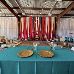 Immensee Vineyard Ranch - Bay Area Indian Wedding Decorations - Sangeet Decorations in Elk Grove