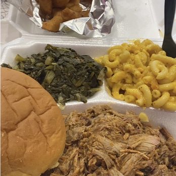 The Original Q Shack - Smoked Pork Butt, Mac & Cheese and Collard Greens - Barbeque Near Me - Durham, North Carolina The Original Q Shack - Smoked Pork Butt, Mac & Cheese and Collard Greens - Barbeque Near Me - Durham, North Carolina