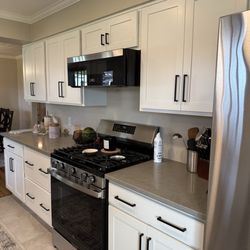 Cabinet Connection - Stove area
