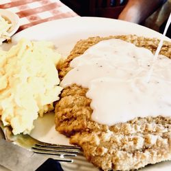 Hams & Jams Country Market - Chicken Fried Steak!!! Huge and delish