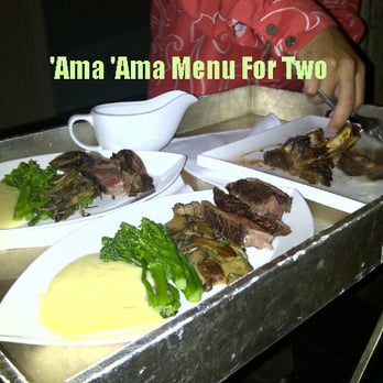 Ama Ama Restaurant - 'Ama 'Ama Menu for Two - Bone-In Rib-Eye Steak for Two - New American Near Me - Kapolei, Hawaii