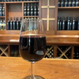 Estate Barbera - cherry w/hints of plums clove, pepper, and anise. Full body with mellow finish