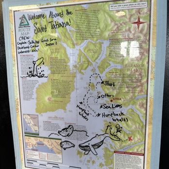 Allen Marine Tours - The map of our sightings! - Boating Near Me - Sitka, Alaska Allen Marine Tours - The map of our sightings! - Boating Near Me - Sitka, Alaska