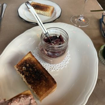 Le Calamar - Chicken liver appetizer - French Near Me - Austin, Texas