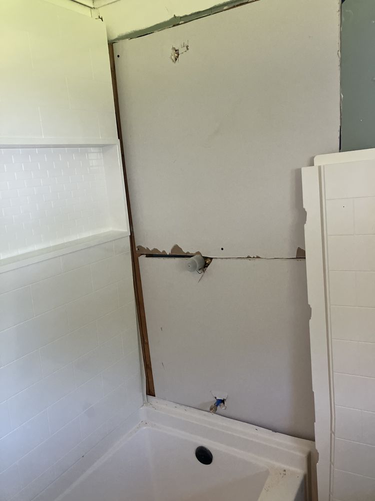 Slide of Peeks painting and repair