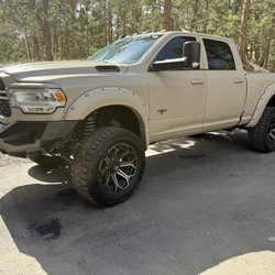 Car Spa Mobile Auto Detailing - Large dodge Ram with Custom Matte paint job