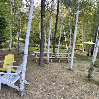 Rek'-Lis Brewing - The Pint House back yard - Brewpubs Near Me - Bethlehem, New Hampshire