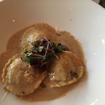 Lahaina Grill - Wagyu beef ravioli with black truffles, porcini mushrooms and cream sauce. Best appetizer ever!! - Seafood Near Me - Lahaina, Hawaii Lahaina Grill - Wagyu beef ravioli with black truffles, porcini mushrooms and cream sauce. Best appetizer ever!! - Seafood Near Me - Lahaina, Hawaii