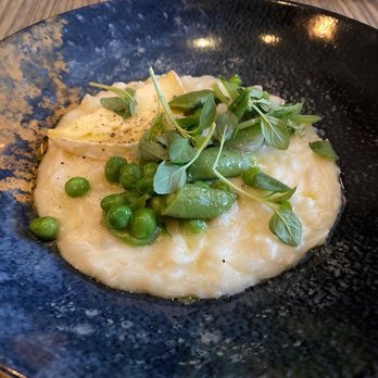 Trestle - Spring Pea Risotto - New American Near Me - San Francisco, California Trestle - Spring Pea Risotto - New American Near Me - San Francisco, California