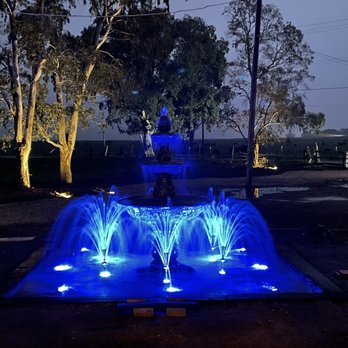 Lomeli Gardens - Night time with the lights. - Nurseries & Gardening Near Me - Lodi, California