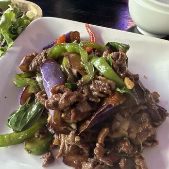 New Thai Elephant - Eggplant with beef, not spicy - Thai Near Me - San Mateo, California New Thai Elephant - Eggplant with beef, not spicy - Thai Near Me - San Mateo, California