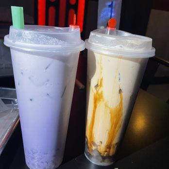 The Bao Spot - Taro and brown sugar crystal boba, very good! Bit on the sweet side! - Asian Fusion Near Me - Orlando, Florida The Bao Spot - Taro and brown sugar crystal boba, very good! Bit on the sweet side! - Asian Fusion Near Me - Orlando, Florida