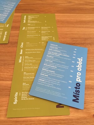 Menu photo 8 Místo Praha 6 - Dejvice, PR Menu photo 8 Místo Praha 6 - Dejvice, PR