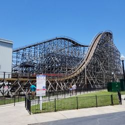 Hurler - Ye olde wood coaster. Hurler is one of only two wooden coasters left in the park.