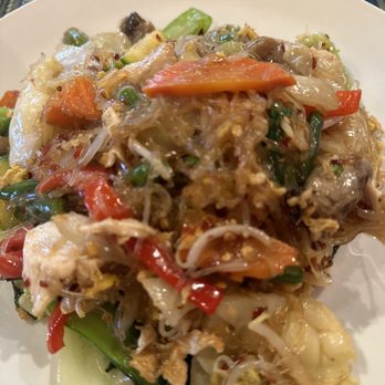 Thai Lao Orchid - Pad Woonsent with chicken - Thai Near Me - San Antonio, Texas Thai Lao Orchid - Pad Woonsent with chicken - Thai Near Me - San Antonio, Texas
