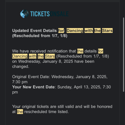 Tickets Onsale