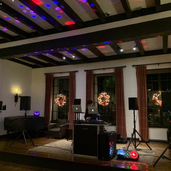 DJ Seven - Booth set up at Presidio Officer's Club, oldest venue in SF. Winter 2018. - DJs Near Me DJ Seven - Booth set up at Presidio Officer's Club, oldest venue in SF. Winter 2018. - DJs Near Me