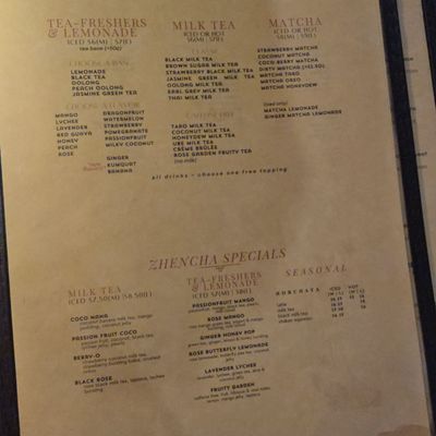 Menu photo 8 Zhencha San Juan, PR