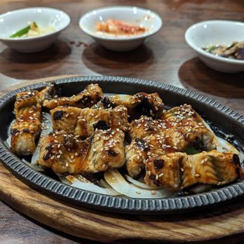 Myung San - Eel - very tough - Korean Near Me - Flushing, New York