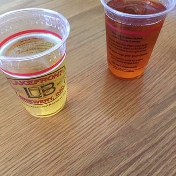 Lakefront Brewery - Four free 6 oz pours with the tour! Plus redeem your cup for a free pint glass afterwards! - Breweries Near Me - Milwaukee, Wisconsin Lakefront Brewery - Four free 6 oz pours with the tour! Plus redeem your cup for a free pint glass afterwards! - Breweries Near Me - Milwaukee, Wisconsin