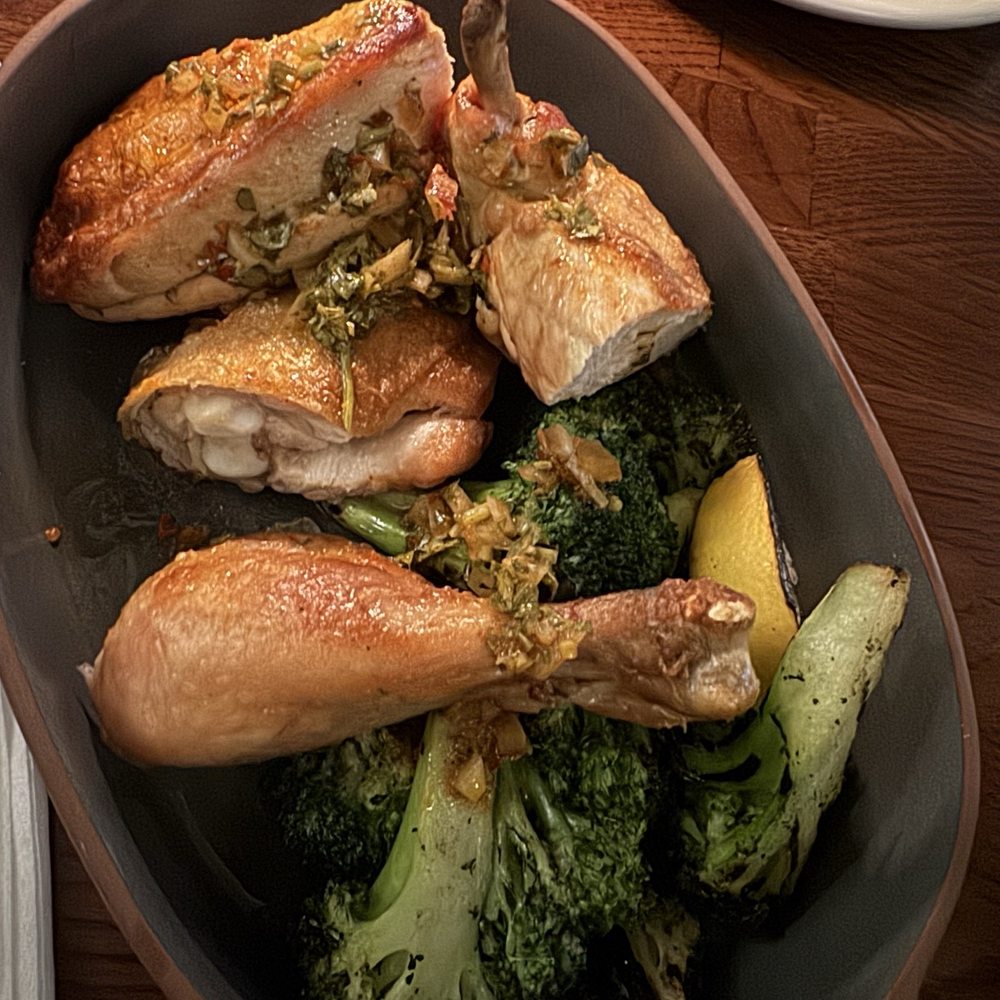 Mabel - Halved baked chicken - Modern European Near Me - Holmdel, New Jersey Mabel - Halved baked chicken - Modern European Near Me - Holmdel, New Jersey