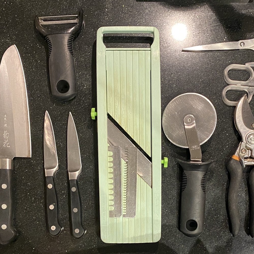 Danny was able to sharpen all of the above! Danny was able to sharpen all of the above!
