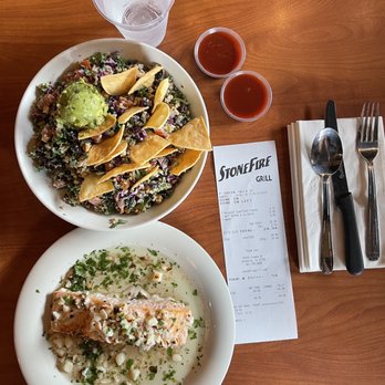 Stonefire Grill - Expensive but delicious lunch for one person ($24+). So worth it! - American Near Me - Valencia, California Stonefire Grill - Expensive but delicious lunch for one person ($24+). So worth it! - American Near Me - Valencia, California