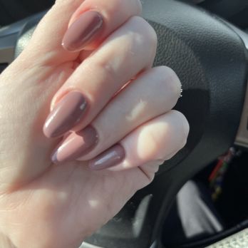 Nail Zone - Full acrylic set, almond - Nail Salons Near Me - Tucson, Arizona