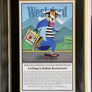 Lechuga's Italian Restaurant - Westword Review - Italian Near Me - Denver, Colorado Lechuga's Italian Restaurant - Westword Review - Italian Near Me - Denver, Colorado