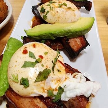 Werewolf - Pork belly Benedict - Breakfast & Brunch Near Me - San Diego, California Werewolf - Pork belly Benedict - Breakfast & Brunch Near Me - San Diego, California