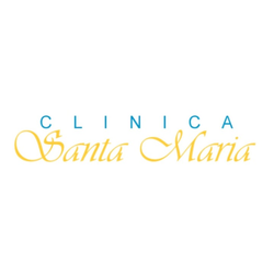 Clinica Santa Maria - Price Rd - Official logo of Clinica Santa Maria in Brownsville, TX, featuring elegant blue and gold lettering...