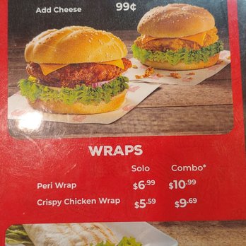 Chicken Haus - Menu (burgers and wraps) - Fast Food Near Me - Markham, Ontario