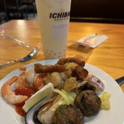 Ichiban Buffet & Grill - Appetizers, including fresh large shrimp!