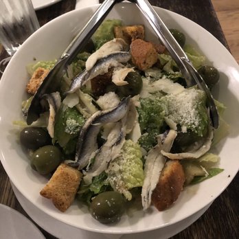 Juliana's - Hearts of Romaine and Caesar with anchovies - Pizza Near Me - Brooklyn, New York Juliana's - Hearts of Romaine and Caesar with anchovies - Pizza Near Me - Brooklyn, New York