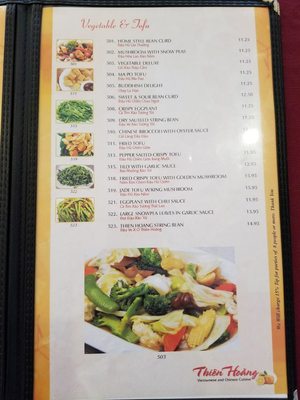 Menu photo 6 Thien Hoang Restaurant Portland, OR Menu photo 6 Thien Hoang Restaurant Portland, OR
