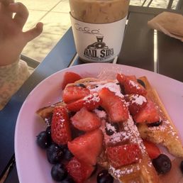 Kids waffle breakfast Kids waffle breakfast