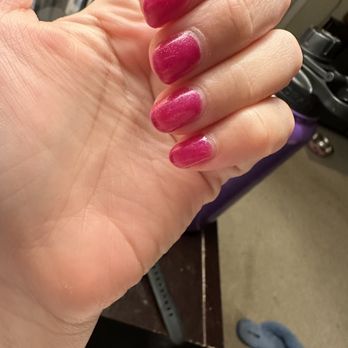 Cinderella Nails - My nails after almost 3 wks. Well done - Nail Salons Near Me - Mountain View, California