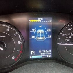 This is the current PSI on my tires.  :-)