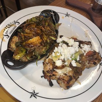 Saltgrass Steak House - Chicken Laredo & Brussels Sprouts - Seafood Near Me - Metairie, Louisiana Saltgrass Steak House - Chicken Laredo & Brussels Sprouts - Seafood Near Me - Metairie, Louisiana