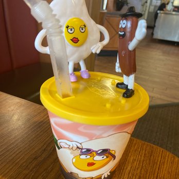 Denny's - a cup of ice cream with an egg on top - Diners Near Me - Perryville, Maryland