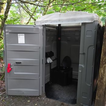 Pine & Cedar Lakes Trail - State of the Art bidet at the parking lot. - Hiking Near Me - Bellingham, Washington